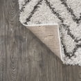 thumbnail image 5 of JONATHAN Y LONDON SHAG 8 x 10 Area Rug, Soller Diamond Trellis - Beige/Dark Gray, SHG103A-8, 5 of 10
