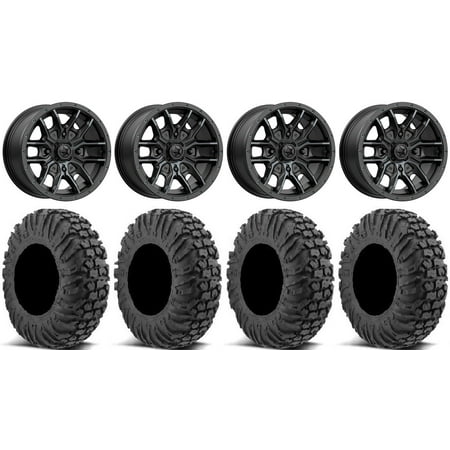 MSA Fang 15 Wheels Black 34 MotoVator Tires Polaris RZR XP 1000 / PRO XP / Ranger XP 900/1000 MSA Fang 15 Wheels Black 34 MotoVator Tires Polaris RZR XP 1000 / PRO XP / Ranger XP 900/1000