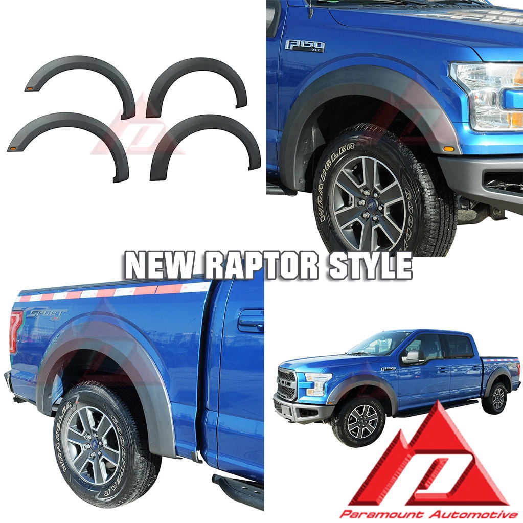 EAG 1516 Ford F150 Fender Flares with LED Lights 2017 Raptor Style