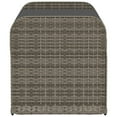 thumbnail image 3 of vidaXL Banc de Rangement avec Coussin Gris 115x51x52 cm Rotin Poly, 3 of 5