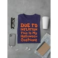 thumbnail image 3 of Funny Halloween Inflation Costume Graphic - Men's T-shirt, 3 of 4