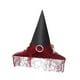 thumbnail image 3 of Sombrero de bruja Yuyangstore negro para mujer accesorios de disfraz Sombrero puntiagudo rojo, 3 of 8
