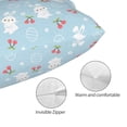 thumbnail image 3 of Sikiie Easter Rabbit Pillow Covers, Throw Pillow Case Cushion Covers,Cushion for Bedroom,Couch,Home-14"x20", 3 of 6