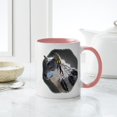 thumbnail image 4 of CafePress - 3 Feathers Wolf Mug - 11 oz Ceramic Mug - Novelty Coffee Tea Cup, 4 of 4