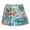 Blue-green Fish, variant on (3-14 years) One-Piece Boys' Swim Board Shorts with Lining for Beach and Home Use, Dinosaur Pattern 3T
