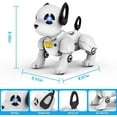 thumbnail image 4 of Remote Control Robot Dog Toy, RC Dog Programmable Smart Interactive Robotic Pets, RC Stunt Robot Toys Dog Imitates Animals Music Dancing Handstand Push-up Follow Functions for Boys Girls Toy, 4 of 7