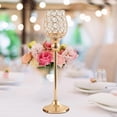 thumbnail image 4 of 3 Piezas de Candelabros de Cristal para Comedor, Bodas, Vacaciones, Decoración, Adornos Zulema Portavelas de cristal, 4 of 8