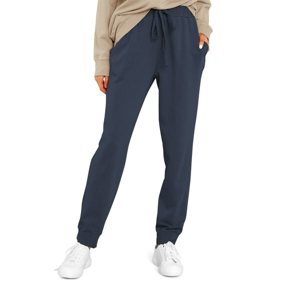 Ma Croix Womens Jogger Pants Lightweight French Terry Sweatpants with Pockets