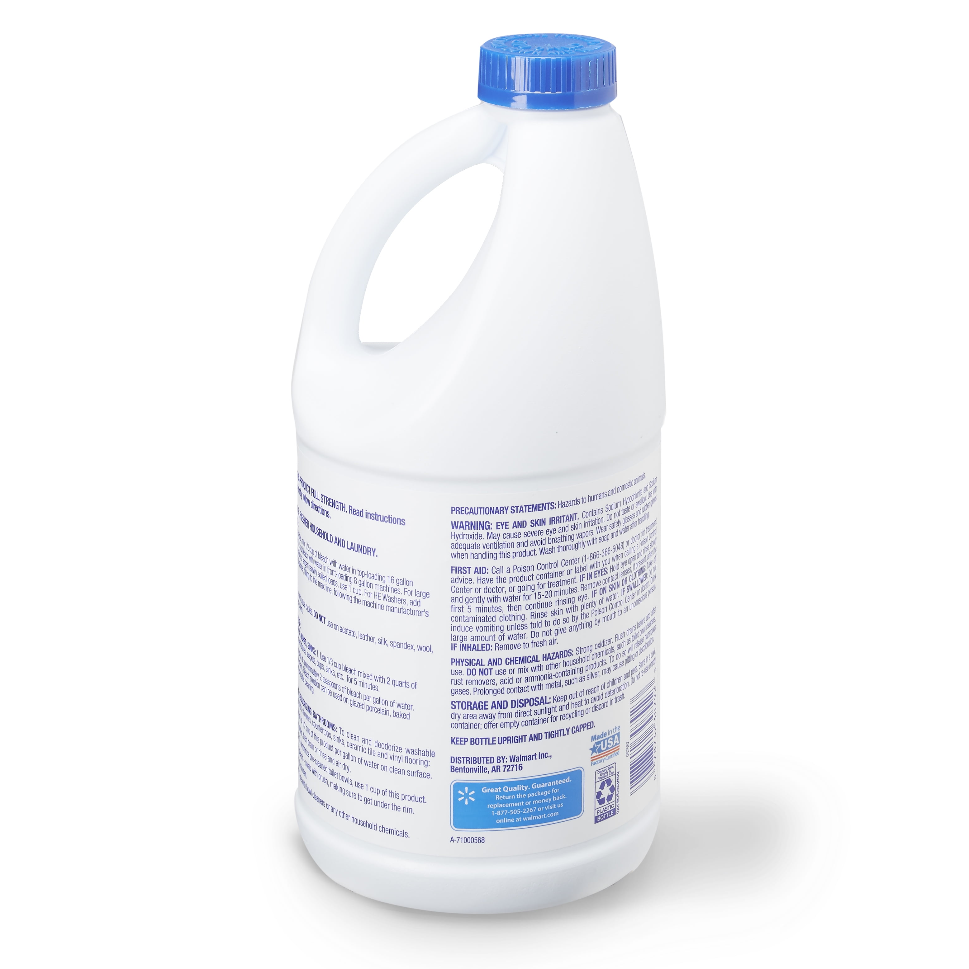 Great Value All Purpose Cleaner with Bleach, 64 fl oz