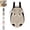 Coffee, variant on Bisitoy Cat Carrier Backpack Front Carry Breathable Canvas Pet Backpack for Outdoor Travel