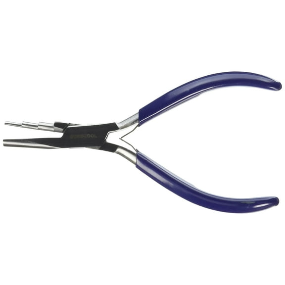 EuroTool Concave and Round Nose 3-Step Wire Looping Jewelry Pliers | PLR-748.00