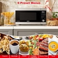thumbnail image 2 of Galanz ExpressWave Microwave Oven with Patented Inverter Technology, Sensor Cook & Sensor Reheat, 10 Variable Power Levels, Express Cooking Knob, 1250W, 2.2 Cu Ft, Stainless Steel, 2 of 10