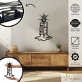 thumbnail image 2 of Violaura Candle Metal Wall Art - Easy to Install Hanging Perfect for Home, Living Room Decor (60.0" x 36.0"), 2 of 8