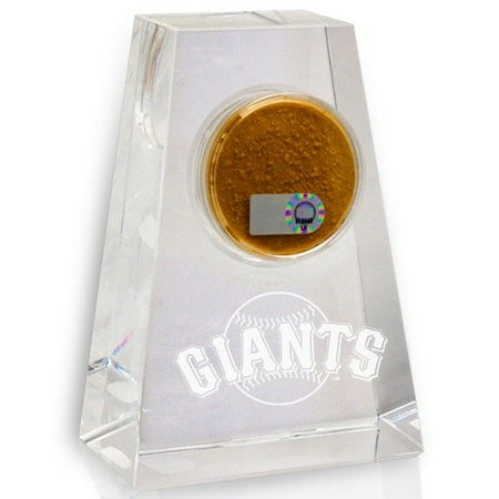 Steiner Sports San Francisco Giants Logo Crystal Paperweight with Game Field Dirt