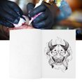 thumbnail image 4 of 50 Pages  Template,  Design Book, Professional Hannya Pattern  Shader Liner Pictures,  Stencil Practice  Design Accessory, 4 of 8