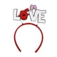 thumbnail image 1 of Lindo Día de San Valentín Diadema Decoraciones Vestir Hairbands Headwear Hair Hoop Suministros para fiesta Masquerade Adultos Mujeres Regalo , Cartas de amor Hugo aro de san valentin, 1 of 9