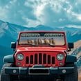 thumbnail image 3 of Yuyamidu Southwest Aztec Windshield Sun Shade for Jeep Wrangler JL 2/4 Door, Running Horse Front Window Sun Visor Blocks for UV and Heat, 1pc, 3 of 7