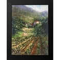 thumbnail image 2 of Fronckowiak, Art 11x14 Black Modern Framed Museum Art Print Titled - Tuscany Vineyard, 2 of 5