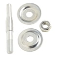 thumbnail image 1 of 3\" Grinding Stone Polishing Wheel 10mm Bore Set for Bench Grinder Metal Working, 1 of 6