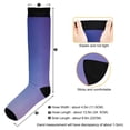 thumbnail image 3 of joogoo Blue Gradient-z1 Long Socks Women Men Knee High Sock, 3 of 8