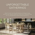 thumbnail image 7 of Maven Lane Leon Traditional Wooden Dining Table in Antiqued White Finish, 7 of 7