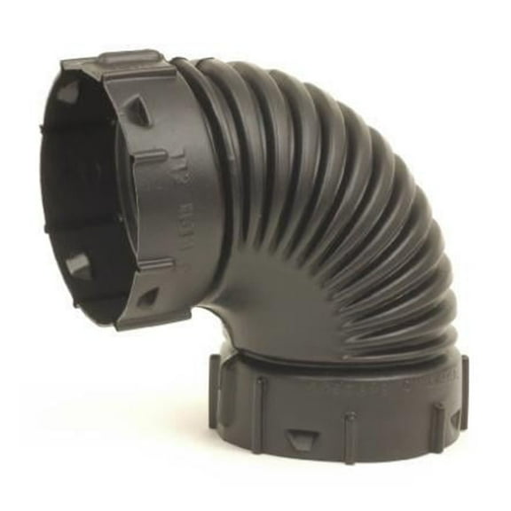 ADVANCED DRAINAGE SYSTEMS 0490AA 4" 90DEG Drain Elbow