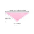 thumbnail image 3 of Chales y envolturas INSPIRE CHIC para vestidos de noche, bufandas triangulares de encaje con flecos para bodas y fiestas formales 70.9"x27.6" Rosa, 3 of 5