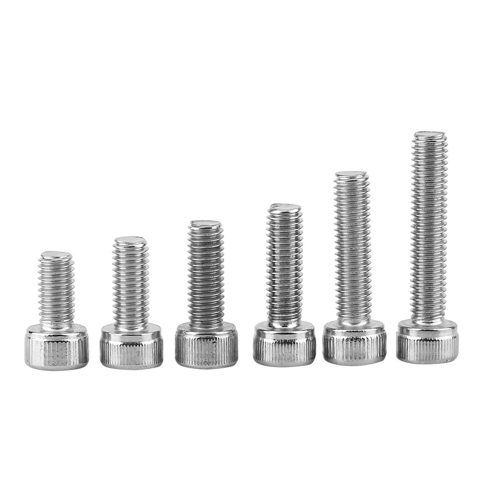 Details about   600pcs Stainless Steel Flat Head Cap Hex Screws Bolt Nuts Washers Assortment Set