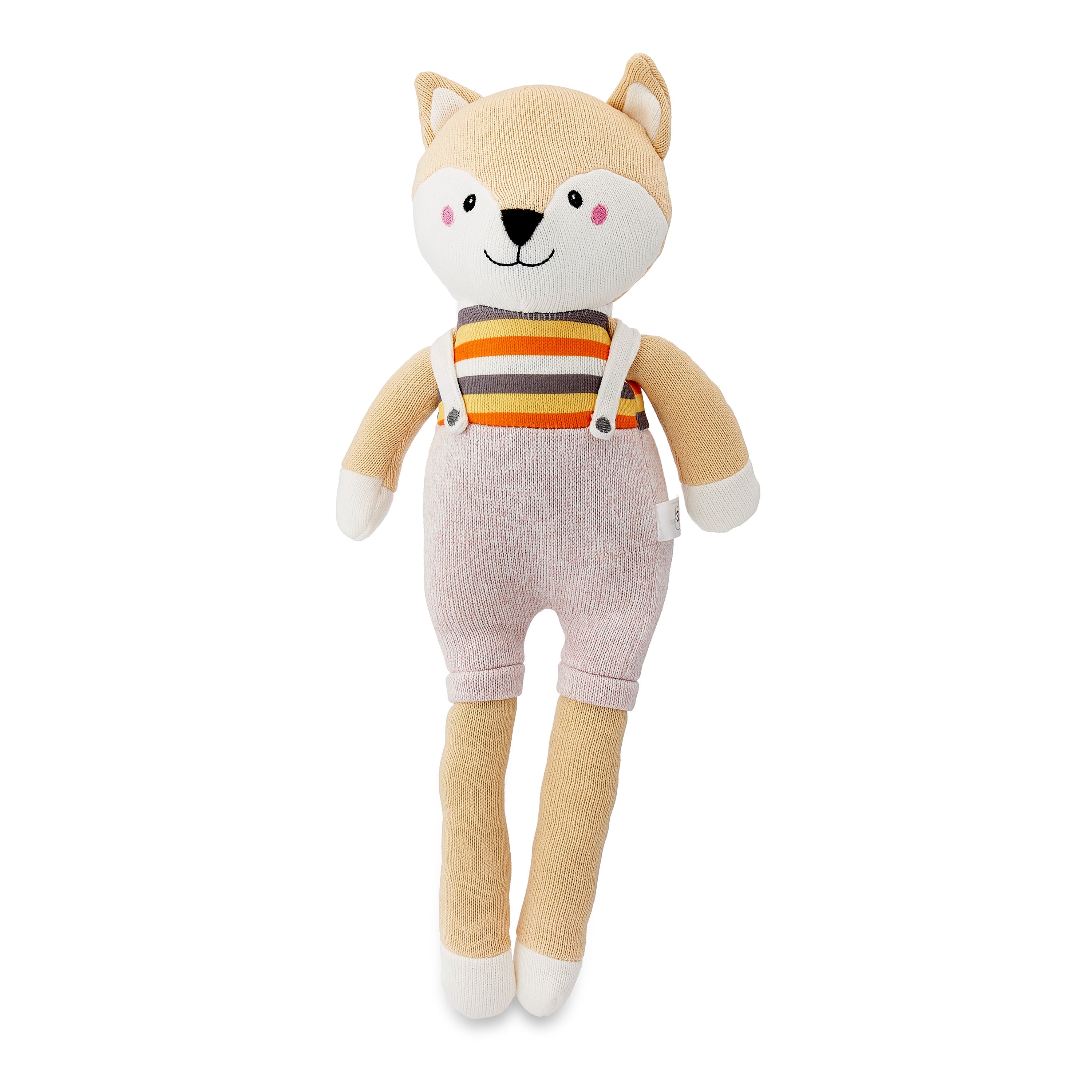 NWT Spark Create Imagine Fox 10" Plush Fur Pals Rattle Crinkle Ears Stuffed Toy 