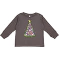 thumbnail image 3 of Inktastic Christmas Tree of Lights Boys or Girls Long Sleeve Toddler T-Shirt, 3 of 5