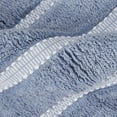 thumbnail image 5 of Better Homes & Gardens Atlas Stripe 2 Piece Bath Rug Set, Blue Silver, 17" x 24" & 20" x 30", 5 of 9