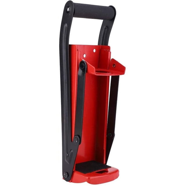 Trituradora de latas, herramienta de reciclaje de botellas de plástico trituradora de 500ML, 16oz y 12oz, con mango de goma rojo con abridor Sincero Electrónica