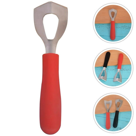 Worgeous 1Set Cheese Cutter V-Shaped Stainless Steel Plastic for Cutting Cheese and Butter Home Use Kitchen Tools