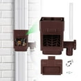 thumbnail image 6 of simhoa Rain Water Collection System, Raindrop Collection, Rain Barrel Diverter for Downspouts Landscape Yard Watering Brown, 6 of 9