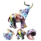 thumbnail image 3 of Estatua de elefante artesanal de resina, adorno, figura de elefante de estilo europeo, decoración, 3 of 7