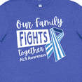 thumbnail image 4 of Inktastic Our Family Fights Together Als Awareness Youth T-Shirt, 4 of 5