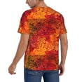 thumbnail image 2 of Fotbe Autumn Leaf Baseball Jersey Shirt for Men and Women, Casual Short Sleeves Button Down T-Shirt-XX-Large, 2 of 9