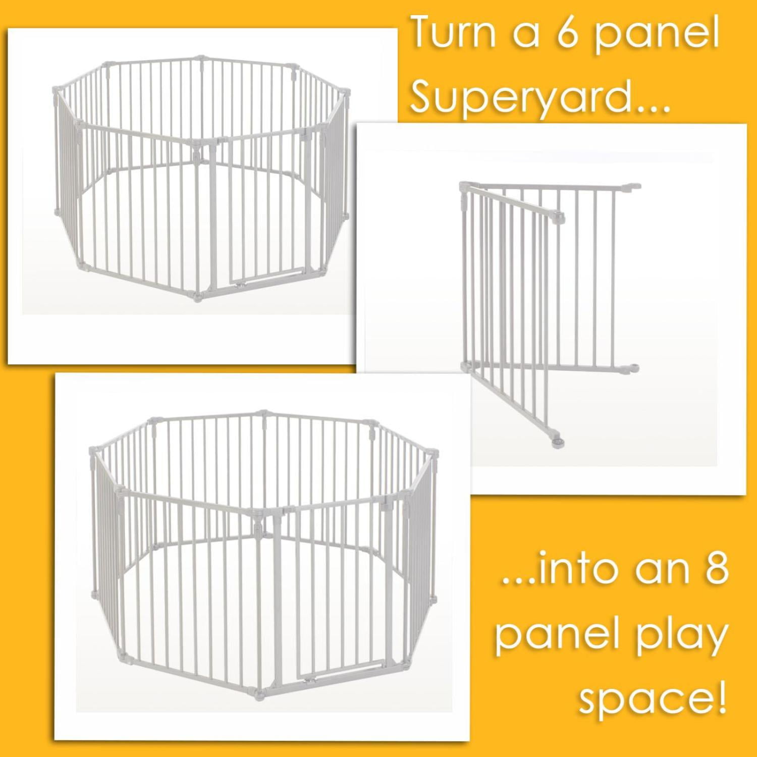 Toddleroo By North States Baby 3 In 1 Metal Superyard Two Panel