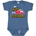 thumbnail image 3 of Inktastic My Aunt is a Firefighter with Fire Truck Boys or Girls Baby Bodysuit, 3 of 5