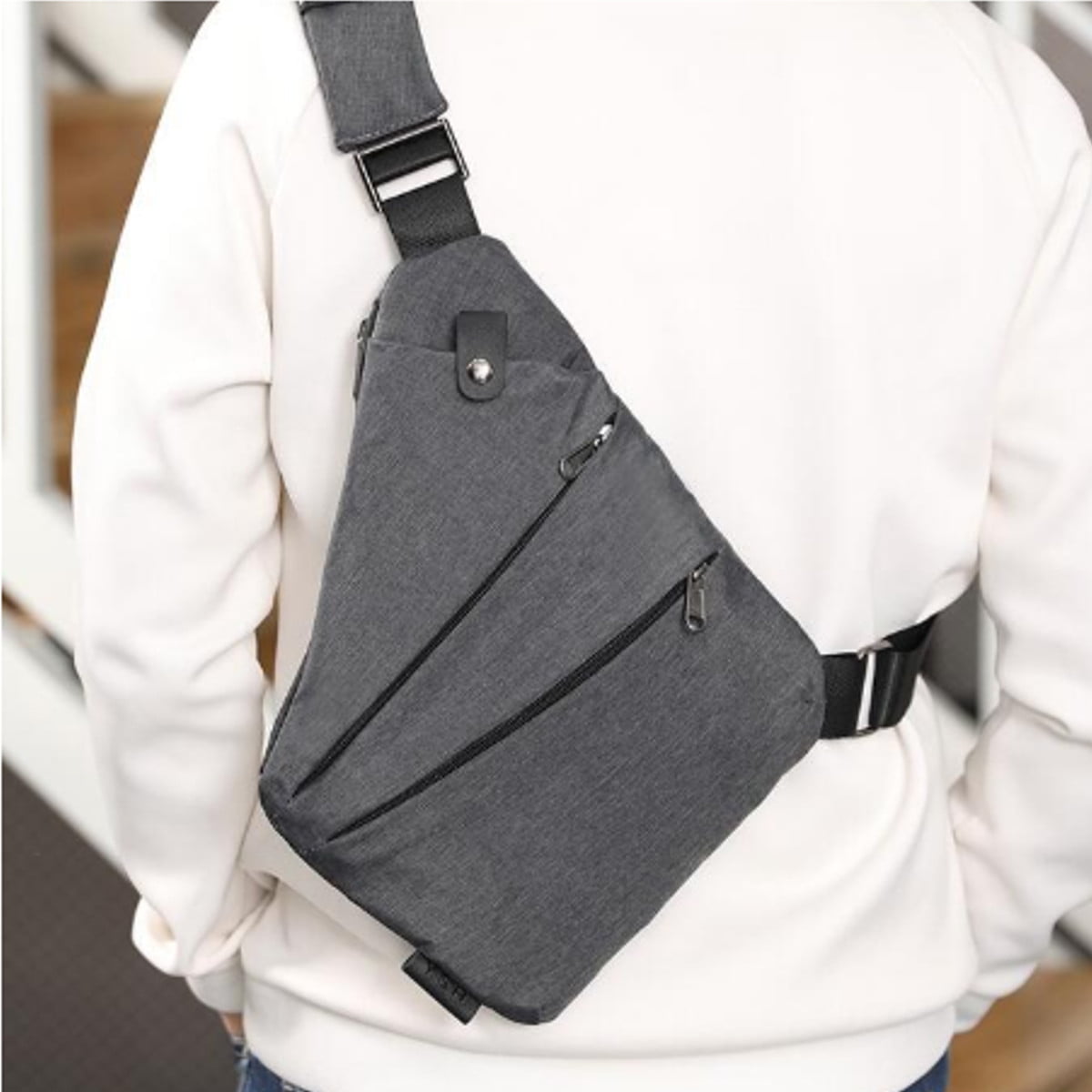 Men's Waterproof Personal Shoulder Pocket Bag Anti Theft ...