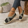 thumbnail image 6 of Casual Slip On Shoes for Women with Memory Foam Comfort Breathable Mesh On Fisherman Shoes With Striped Design For Casual Wear, 6 of 9