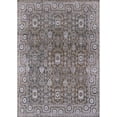 thumbnail image 1 of Ahgly Company Indoor Rectangle Mid-Century Modern Silver Pink Pink Area Rugs, 3' x 5', 1 of 1