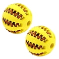 thumbnail image 1 of Pelota para Perros de Caucho ELEMENT RESOURCES Pack 2 Pz amarilla, 1 of 6