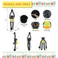 thumbnail image 3 of DolliBu Super Soft Long-Arm Black Bear with Yellow Easter Egg Plush - Perfect Wildlife Stuffed Animals for Easter Basket, Cute Easter Egg Stuffed Animal Spring Toys for Girls, Boy, Baby - 21 Inches, 3 of 7