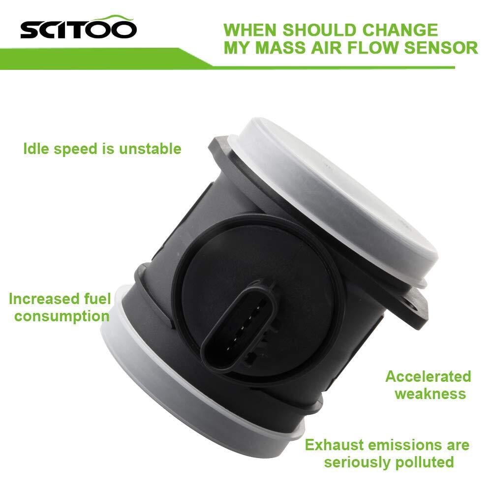 28164 3C100 SCITOO MAF Mass Air Flow Sensor FITS FOR 2010 for Kia Rondo 2.7L,2011-2012 2014 for Kia Sedona 3.5L,2006-2010 for Kia Sedona 3.8L,2008-2009 for Kia Sorento 3.3L
