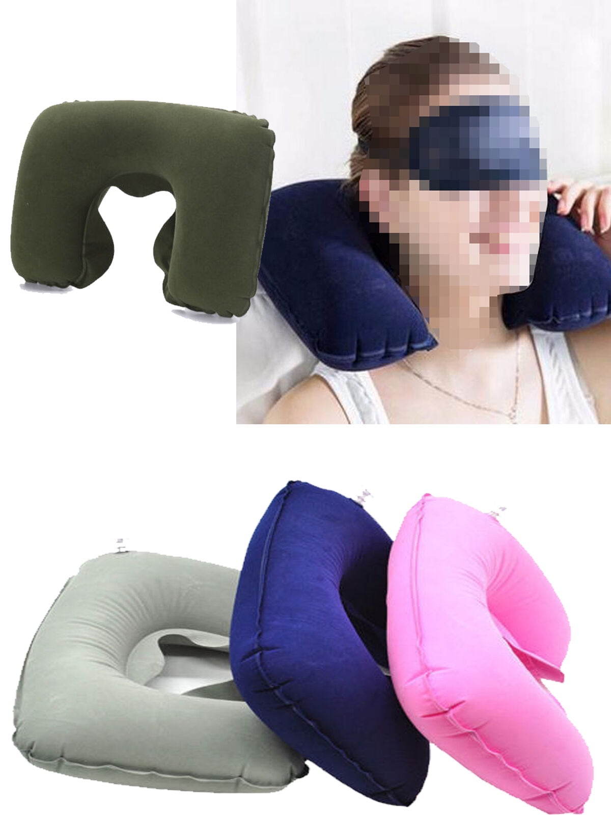 inflatable cushion for air travel