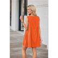 thumbnail image 6 of Sleeveless Mini Dress Orange-Red XL, 6 of 7