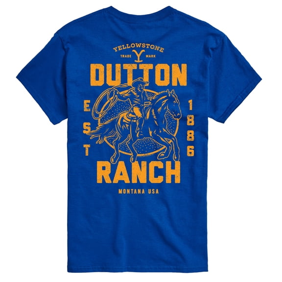 Yellowstone - Dutton Ranch Trademark - Men's Short Sleeve Graphic T-Shirt