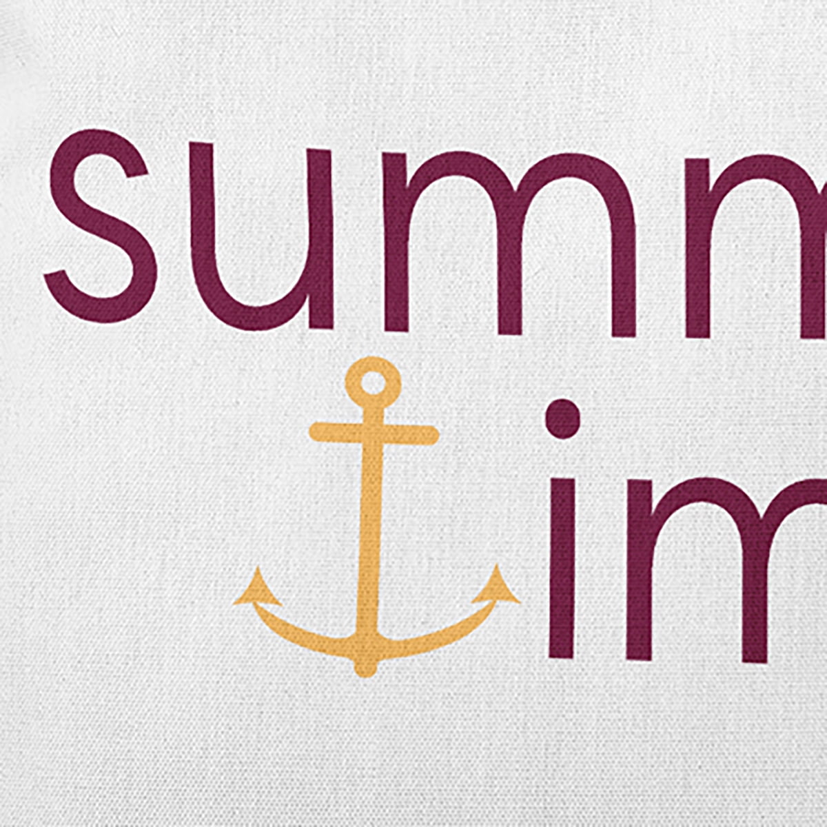 14" x 20" Simply Daisy Summer Time Anchored Indoor/Outdoor Pillow, Maroon Red Qty 1