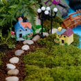 thumbnail image 3 of Mini Casa de Muñecas Jardín de Hadas Terrario Estatuilla Decoración DIY Bonsai Paisaje Artesanía Conjuntos de villas Macarena Jardín de hadas en miniatura, 3 of 7